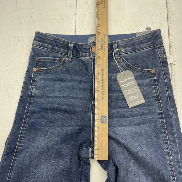 Women's Blue Wide-Leg Jeans - Picture 5 of 8